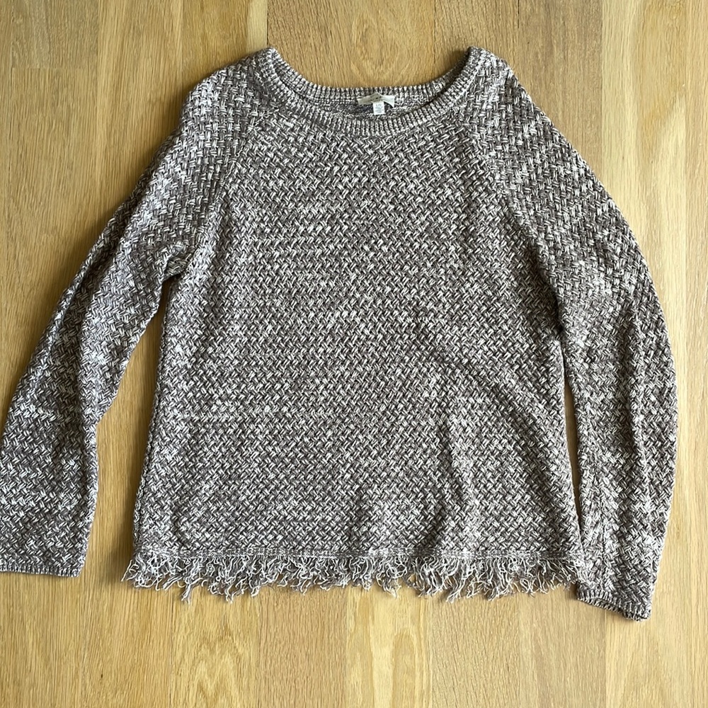 Lucky Brand Woven Sweater L